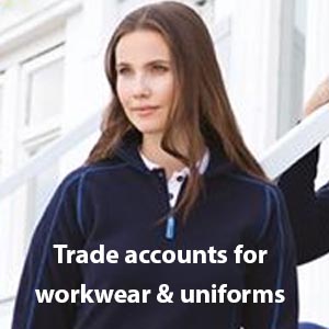 Apply for an embroidered workwear account at Dynamic Embroidery